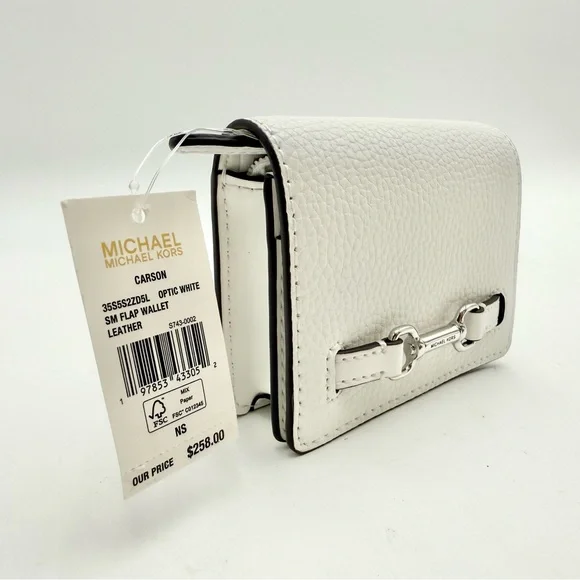 Michael Kors Carson Small Pebbled Leather Wallet - Picture 5 of 7